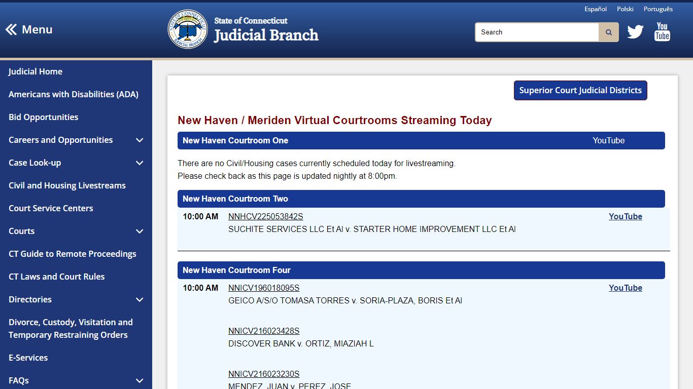 CT Judicial - Public Access